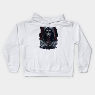 Scary Nun Kids Hoodie